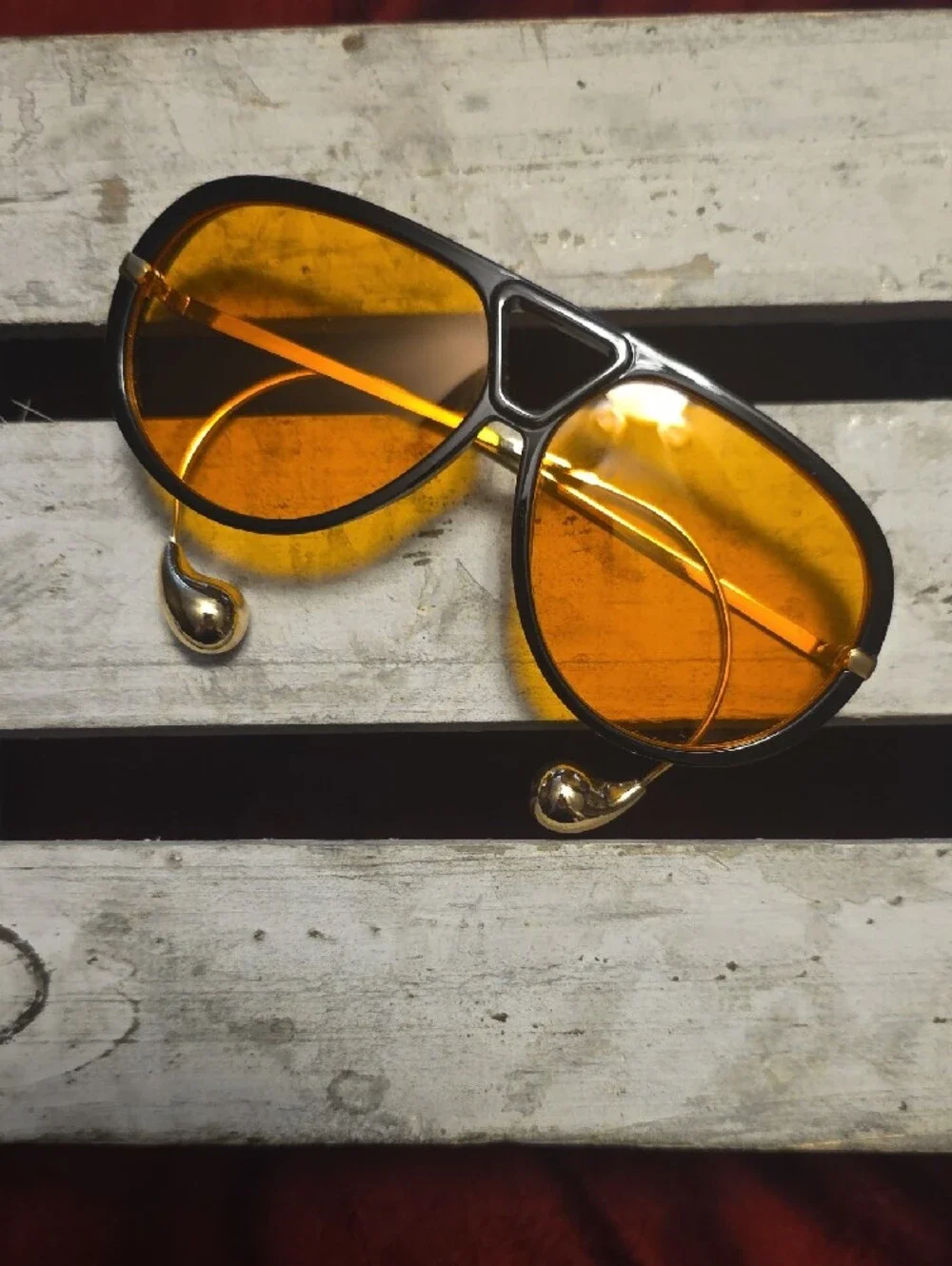 Pair Of Retro Aviator Sunglasses